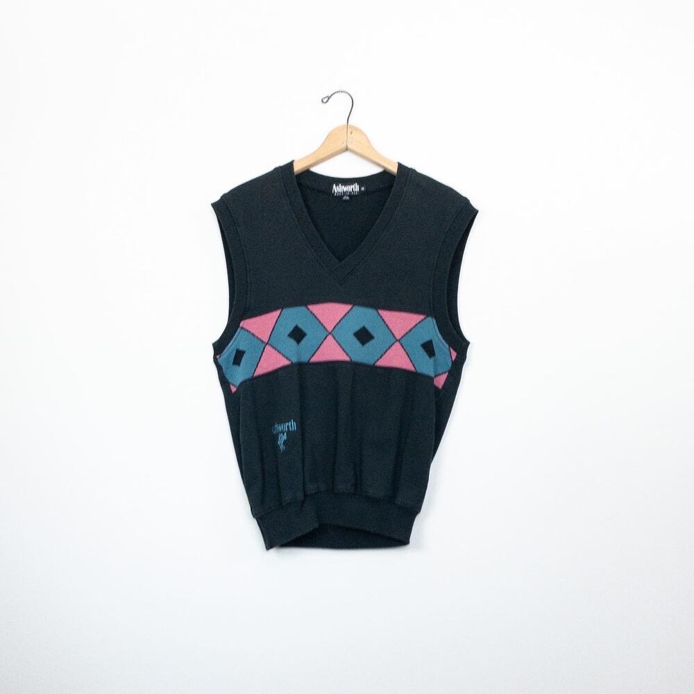 Ashworth Vintage Cotton Sweatshirt Vest M